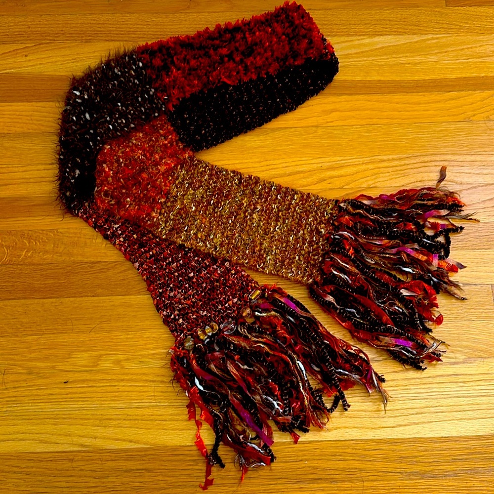 Dress scarf with tons of detail